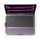 edaiser Swivel Keyboard Case for Apple iPad Pro 11 inch M5 2025 and M4 2024 Rotatable Cover with Pencil Holder MultiTouch Trackpad RGB Backlit A3357A3358 A3359 A2836 A2837 A3006 Metallic Purple