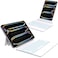Otuoor iPad Pro 13 Inch Case 2024 with Keyboard Magnetic Detachable Keyboard Case for iPad Pro 13 Inch M4 2024 with 7 Colors Backlight MultiTouch Trackpad PortraitLandscape Mode White