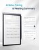 iflytek AINOTE Air 282inch E Ink Tablet for Meetings AI Note Taking Tablet with Blue Folio CaseVoicetoText Transcription MultiLanguages Chatgpt SupportDigital Notebook for WorkStudy