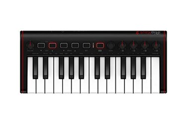 IK Multimedia iRig Keys 2 Mini portable keyboard MIDI controller with 25 velocitysensitive synthaction mini keys and headphone output for iPhone iPad Mac PC Android