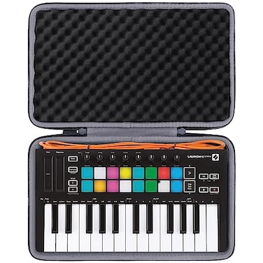 co2CREA Hard Travel Case Replacement for Novation Launchkey Mini MK3 FLkey Mini 25Key MIDI Keyboard Controller