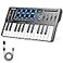 Donner DMK25 Pro MIDI Keyboard Controller 25 Mini Key Portable USBC MIDI Keyboard with 8 Drum Pads OLED Display Personalized Touch Bar Music Production Software and 40 Teaching Courses White