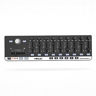 Btuty Portable Mini USB 9 SlimLine Control MIDI Controller Keyboard Controller