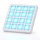 M-Wave MVAVE Wireless MIDI Controller Pads 41 41 Inch 028 LBS Bluetooth Portable USB with 16 Drum Note Repeat Full Level Buttons Rechargeable battery White Pocket