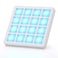 M-Wave MVAVE Wireless MIDI Controller Pads 41 41 Inch 028 LBS Bluetooth Portable USB with 16 Drum Note Repeat Full Level Buttons Rechargeable battery White Pocket