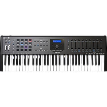 Arturia KeyLab 61 MkII 61 Key Semi Weighted USB MIDI Keyboard Controller Black