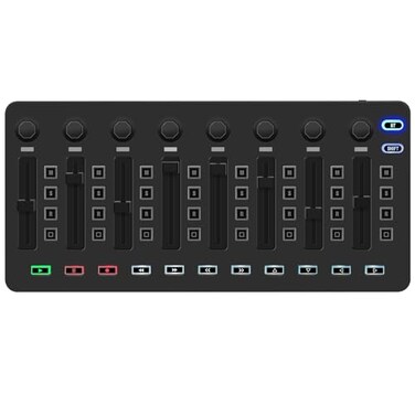 M-Wave Wireless Midi Controller Mixer Bluetooth Semi Weighted Professional dynamic keybed 8 Knobs and Music ProductionSoftware Included Black Mixer