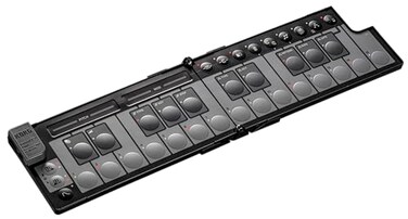 Korg nanoKEY Fold 25Key Foldable MIDI Keyboard Controller with USBC and TRSMIDI Black