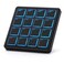 M-WAVE MVAVE Wireless MIDI Controller Pads 41 41 Inch 028 LBS Bluetooth Portable USB with 16 Drum Note Repeat Full Level Buttons Rechargeable battery Black Pocket