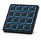 M-WAVE MVAVE Wireless MIDI Controller Pads 41 41 Inch 028 LBS Bluetooth Portable USB with 16 Drum Note Repeat Full Level Buttons Rechargeable battery Black Pocket