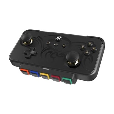 CRKD NEO S Controller with 5Fret Guitar Grip Attachment For PC iPhone iPad Android Nintendo SwitchSwitch 2 Smart TV Black Tribal Edition
