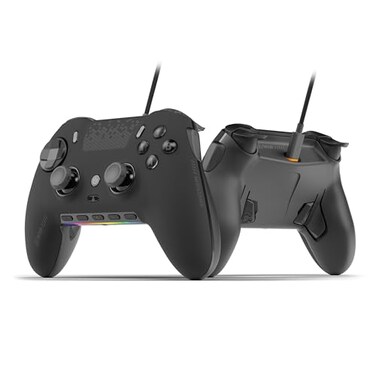 SCUF ENVISION Wired V2 2025 PC Only Gaming Controller AntiDrift Thumbsticks Five Remappable GKeys Remappable Back Paddles Black