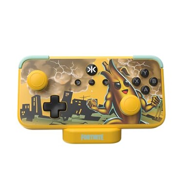 CRKD NEO S Wireless Collectible Controller for PC iPhone Android Nintendo SwitchSwitch 2 iPad Smart TV Steam Deck OLED Legion Go Rog Ally Gaming Peely Fortnite Edition with Charging Dock