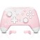 Mytrix Wireless Controller for Windows PC iOS Android Steam Deck Bluetooth Controller with Programmable Buttons Turbo Vibration Pink