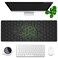 KOAIWPAE Desk Pad Green Honeycomb Science Technology Extended Gaming Mouse Pad Large 315x118 Big Mouse Pad with NonSlip Base and Stitched Edge Long Computer Keyboard Mouse Mat for Home Office Work