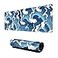 FYPDIYS Japanese Wave Mouse Pad Blue and White Mouse Pad Gaming Large XXL Long Mousepad Extended XL Desk Mat NonSlip Rubber Base Stitched Edges Mice Pad 315 X 118 Inch