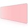 Dapesuom Large Mouse Pad Extended Gaming Mouse Mat with Stitched Edges Full Size Desk Mats with NonSlip Base Computer Big Desktop Keyboard Pad for Gamer Laptop Office 236 x 118 in Pink