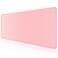 Dapesuom Large Mouse Pad Extended Gaming Mouse Mat with Stitched Edges Full Size Desk Mats with NonSlip Base Computer Big Desktop Keyboard Pad for Gamer Laptop Office 236 x 118 in Pink