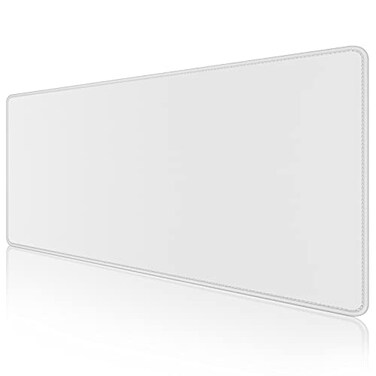 Dapesuom Large Mouse Pad Extended Gaming Mouse Mat with Stitched Edges Full Size Desk Mats with NonSlip Base Computer Big Desktop Keyboard Pad for Gamer Laptop Office 236 x 118 In Space Gray