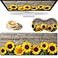 VSOJSOJKE Large Game Mouse Pad Wrist Support Pad Coffee Coaster Sunflower Quote Live Love Laugh Foldable Table Mat with Stitched Edge NonSlip Set Pad Suitable for Office Work and Home