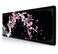 SXCKANG Japanese Pink Cherry Blossom Desk Pad Black Long Mouse Pad Deskmat Cute Desk Mat for Desktop Women Computer Laptop Protector Writing Pads for School Office 315 X 118 in Sakura Flowers