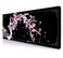SXCKANG Japanese Pink Cherry Blossom Desk Pad Black Long Mouse Pad Deskmat Cute Desk Mat for Desktop Women Computer Laptop Protector Writing Pads for School Office 315 X 118 in Sakura Flowers