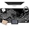 MEWOOCUE Large Gaming Mouse Pad for ComputerBlack Japanese Sea Wave Anime Mouse MatLong XXL Waterproof Keyboard PadsBig NonSlip Mouse Pads for Game Office Home472 x 236 in