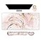 ARTSO Large Gaming Mouse Pad Keyboard Wrist Rest Pad Wrist Support Mousepad Set Stitched Edge Extended NonSlip Base Memory FoamMultifunctional Desk Mat 4pcs for Office Home Pink Marble