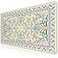 iCasso Desk Matt for Desktop Desk Pad Mat Green Floral Computer Mat for Keyboard and Mouse XXL Large Mouse Pad AntiSlip Big Mousepad with Stitched Edges Green