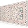 iCasso Pink Floral Desk Mat Desk Pad XXL Large Mouse Pad AntiSlip Big Mousepad with Stitched Edges Computer Mouse Pads for Desktop Decor Cute Office Desk Accessories for WomenPink