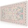 iCasso Pink Floral Desk Mat Desk Pad XXL Large Mouse Pad AntiSlip Big Mousepad with Stitched Edges Computer Mouse Pads for Desktop Decor Cute Office Desk Accessories for WomenPink