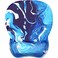 MROCO Ergonomic Mouse Pad with Gel Wrist Rest Smooth Wrist Support Surface NonSlip PU Base for Pain Relief Comfortable Mousepad for Computer Laptop Office Home 94 x 81 in Blue Waves