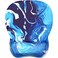 MROCO Ergonomic Mouse Pad with Gel Wrist Rest Smooth Wrist Support Surface NonSlip PU Base for Pain Relief Comfortable Mousepad for Computer Laptop Office Home 94 x 81 in Blue Waves