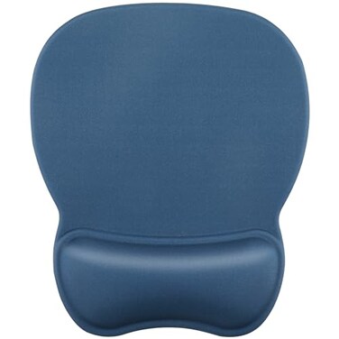MROCO Ergonomic Mouse Pad with Gel Wrist Rest Smooth Wrist Support Surface NonSlip PU Base for Pain Relief Comfortable Mousepad for Computer Laptop Office Home 94 x 81 in Navy Blue