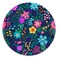 NNAKAPAKA Round Mouse PadGaming Mouse PadNonSlip Rubber Base Mouse Mat with Stitched Edge 79 x 79 Inch for Laptop Computer Attractive Flower