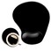 DOOKE Ergonomic Mouse Pad with Wrist Support andMouse Pads with NonSlip PU Base for Home Office Working Studying Easy Typing Pain Relief Black