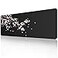 ETZ Japanese Plum Blossoms Black Mouse Pad 315 118 012 inch Extended Large Mouse Mat Desk Pad Stitched Edges MousepadNonSlip Rubber BaseGaming Mouse Pad XL