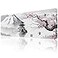 ETZ Japanese Cherry Blossom Mouse Pad 315 118 012 inch Extended Large Mouse Mat Desk Pad Stitched Edges MousepadNonSlip Rubber BaseGaming Mouse PadOffice Home