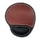Fosinz Ergonomic Leather Mouse Pad Mat Mousepad with Rest Wrist Support NonSlip Rubber Base Memory Foam Waterproof Surface for Gaming Office RoundBrown