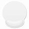 Dapesuom Ergonomic Mouse Pad with Wrist Support Comfortable Memory Foam Wrist Rest for Easy Typing Pain Relief Cute Computer Gaming Desktop Mouse Mat with NonSlip Base for Laptop Office White