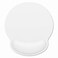 Dapesuom Ergonomic Mouse Pad with Wrist Support Comfortable Memory Foam Wrist Rest for Easy Typing Pain Relief Cute Computer Gaming Desktop Mouse Mat with NonSlip Base for Laptop Office White