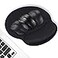 TONOS Ergonomic Mouse Pad Comfortable Mousepad with Memory Foam Wrist Rest Support Black Mouse Pad with Smooth Surface NonSlip Rubber Base for Computer Laptop Office and Home