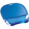 Fellowes Crystals Gel Mouse Pad Wrist Rest Blue 91141