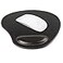 Londo PU Leather Oval Shape NonSlip Mousepad with Wrist Rest Support Waterproof Surface Comfort Memory Foam Light Ergonomic Design Mouse Pad for Laptop Desktop
