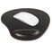 Londo PU Leather Oval Shape NonSlip Mousepad with Wrist Rest Support Waterproof Surface Comfort Memory Foam Light Ergonomic Design Mouse Pad for Laptop Desktop