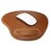Londo PU Leather Oval Shape NonSlip Mousepad with Wrist Rest Support Waterproof Surface Comfort Memory Foam Light Ergonomic Design Mouse Pad for Laptop Desktop