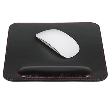 Londo Leather Mouse Pad with Wrist Rest Ergonomic Support NonSlip Base Smooth Surface