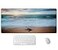 SSOIU Extended Gaming Mouse Pad NonSlip WaterResistant Rubber Base Computer Keyboard Mouse Mat 355 x 157inch XXLarge Desk Mat Ideal Partner for Work Game Turtle Shore