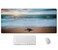 SSOIU Extended Gaming Mouse Pad NonSlip WaterResistant Rubber Base Computer Keyboard Mouse Mat 355 x 157inch XXLarge Desk Mat Ideal Partner for Work Game Turtle Shore