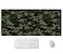 SSOIU Extended Gaming Mouse Pad 355x157 in Large NonSlip Rubber Base Mousepad with Stitched Edges Waterproof Keyboard Mouse Mat Desk Pad for Work Game Office Home Green Camouflage